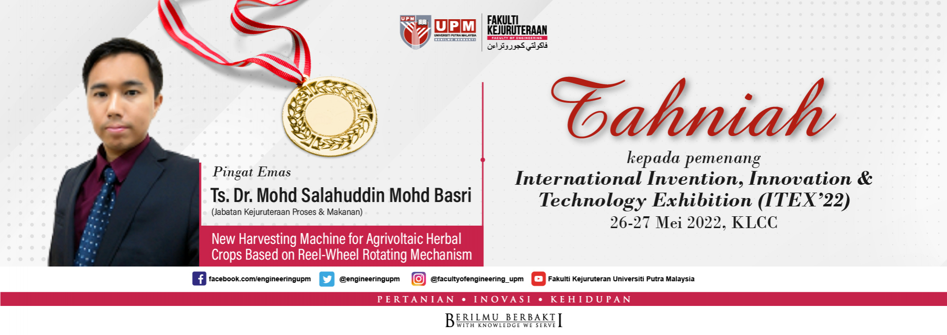 Tahniah kepada pemenang (ITEX2022)_ Dr Mohd Salahuddin