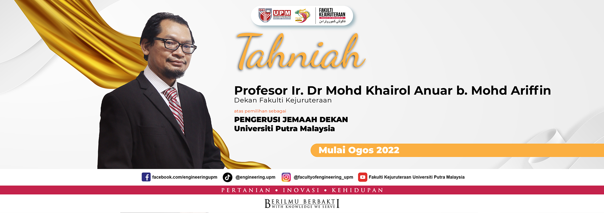 PENGERUSI JEMAAH DEKAN Universiti Putra Malaysia
